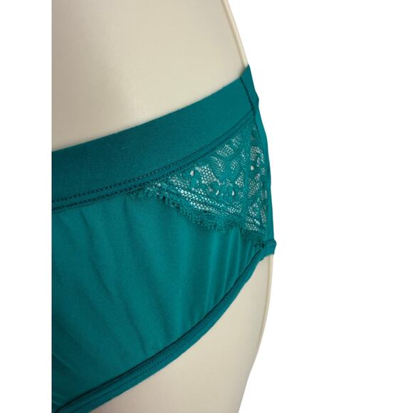 Cacique No Show Hipster Panty Blue Pink Lace Womens Plus Size 14/16 - Picture 2 of 6